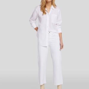 💥HP💥NWT 7 For All Mankind Women's White Trouser Jeans